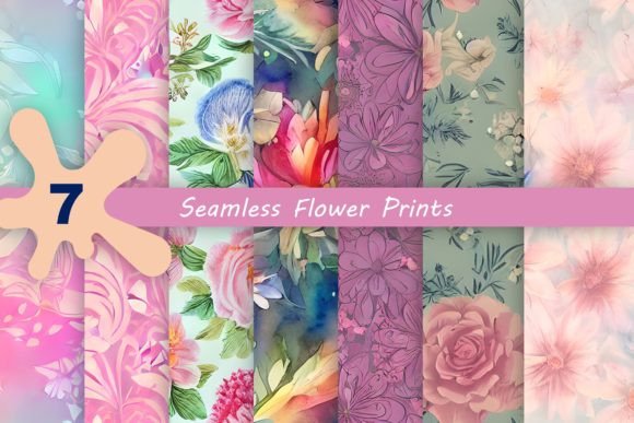 Download Seamless Flower Prints - Seamless Collection