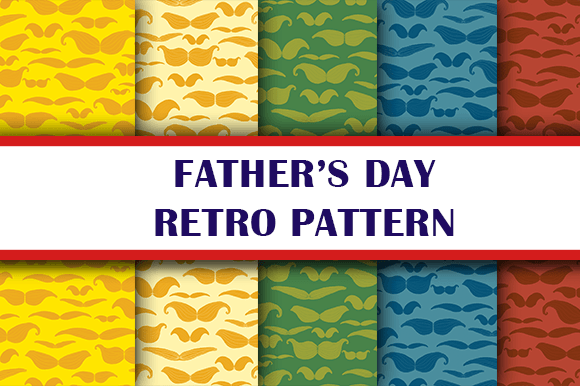 Download Father's Day Retro Pattern - Retro pattern Collection