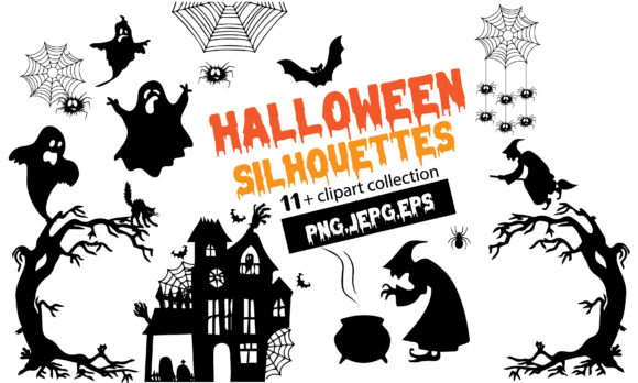 Download Halloween Spooky Silhouettes - Spooky silhouettes Collection