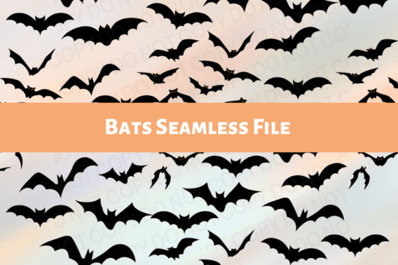 Download Spooky Bats Seamless Pattern - Seamless Collection