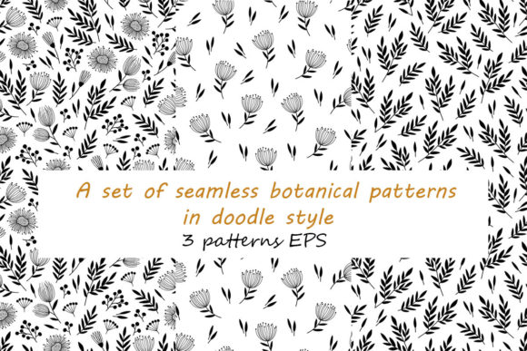 Download A Set of Seamless Botanical Patterns - Seamless Collection