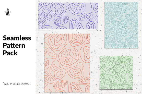 Download Topographic Map Seamless Patterns - Seamless Collection