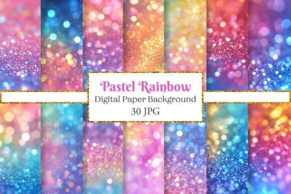 Download Pastel Rainbow Digital Backgrounds - Digital backgrounds Collection