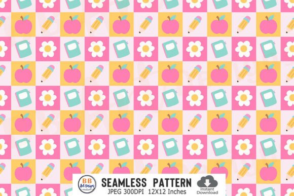 Download Seamless School Teacher Pattern Paper - Seamless Collection