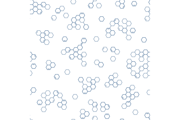 Download Hexagonal Molecular Structure Seamless P - Seamless Collection