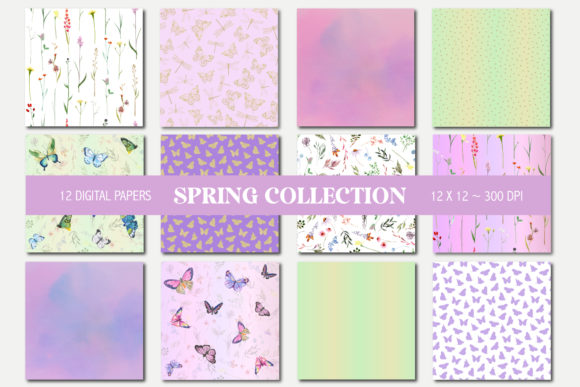 Download Butterfly Spring Scrapbook Paper - Premium Bundle